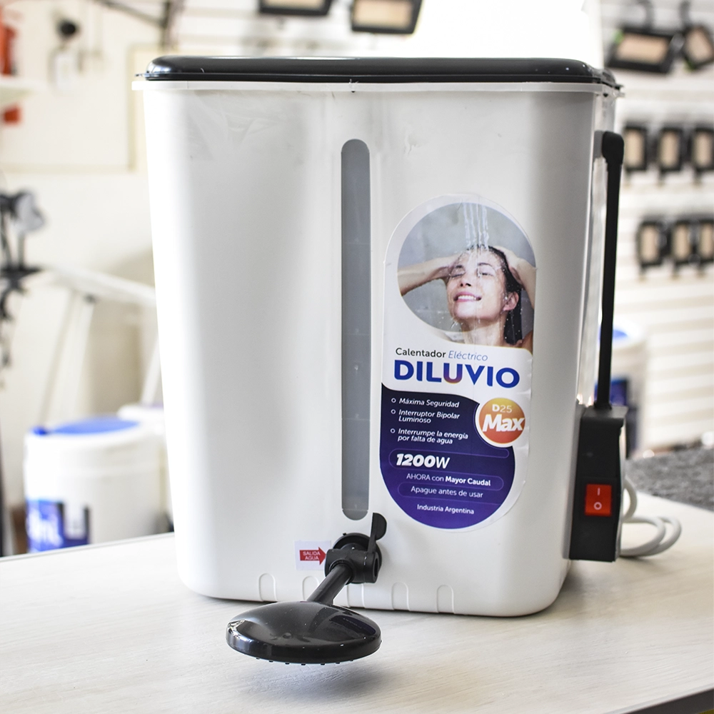 Calefón eléctrico de Agua Diluvio enlozado - Image 2