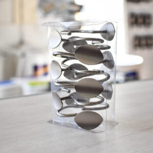 Ganchos metálicos para cortinas de baño D’accord