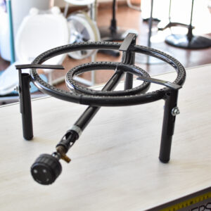 Paellero de gas 2 aros con 1 robinete