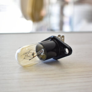 Foco con portalamparas para microondas