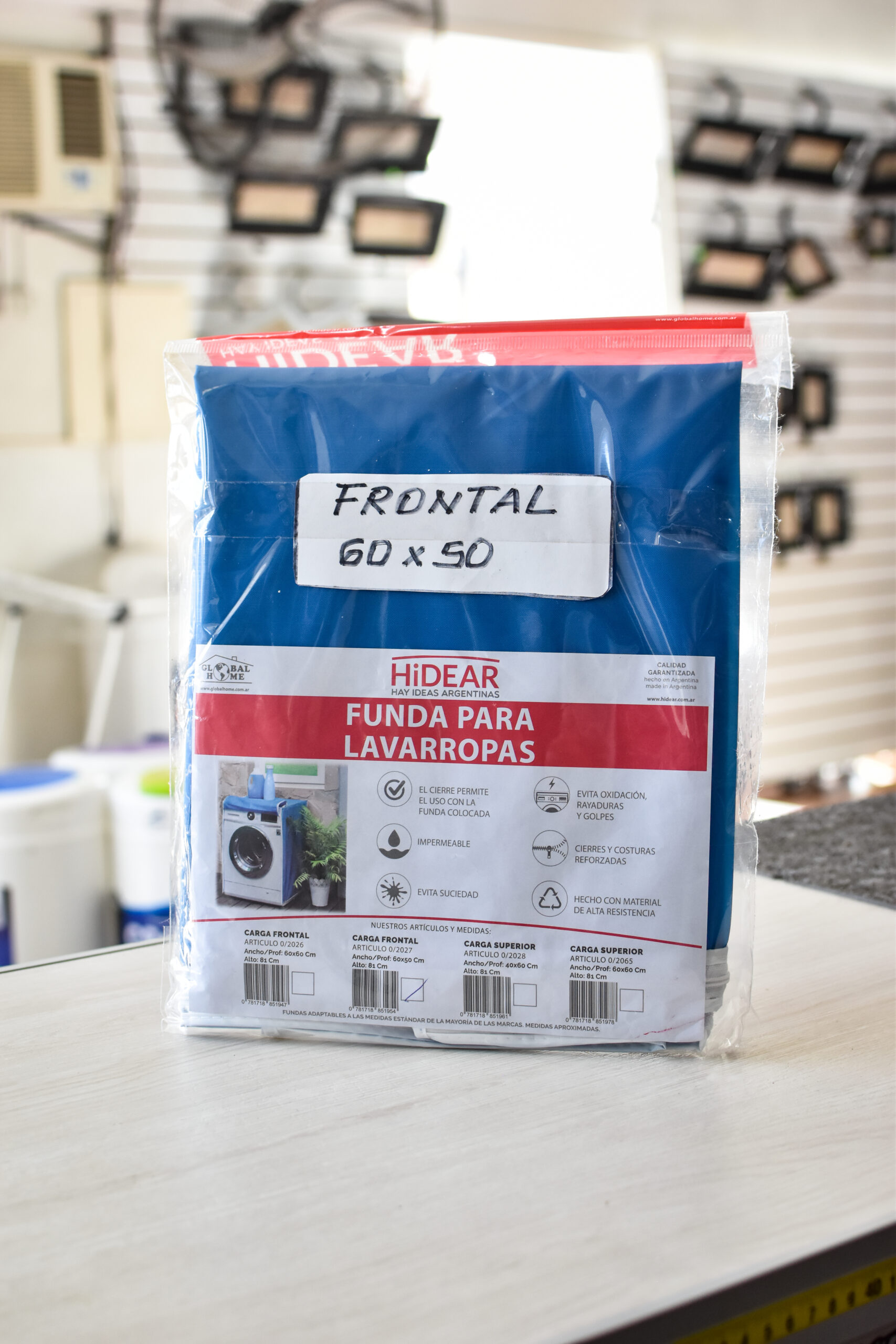 Funda para lavarropas carga frontal HiDear impermeable