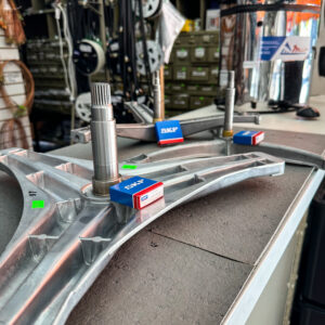 Eje y rulemanes para lavarropas – Kit de reparación con rodamientos SKF