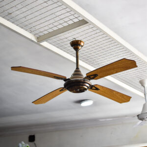 Ventilador de techo nacional con aspas de madera